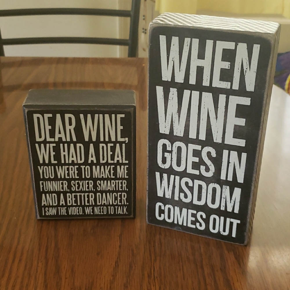 Primitives Box Signs by Kathy Phillips